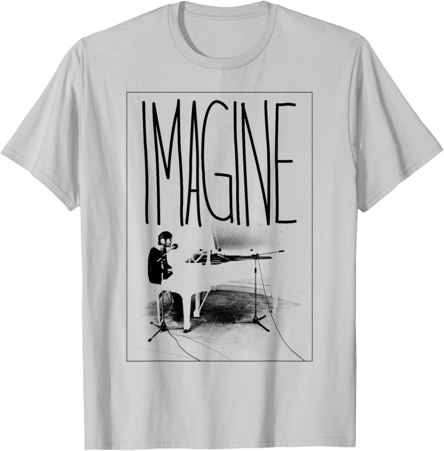 John Lennon - Piano T-Shirt - T-Shirt | Ash