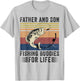 Father and Son Fishing Buddies for Life T-Shirt - T-Shirt | Ash