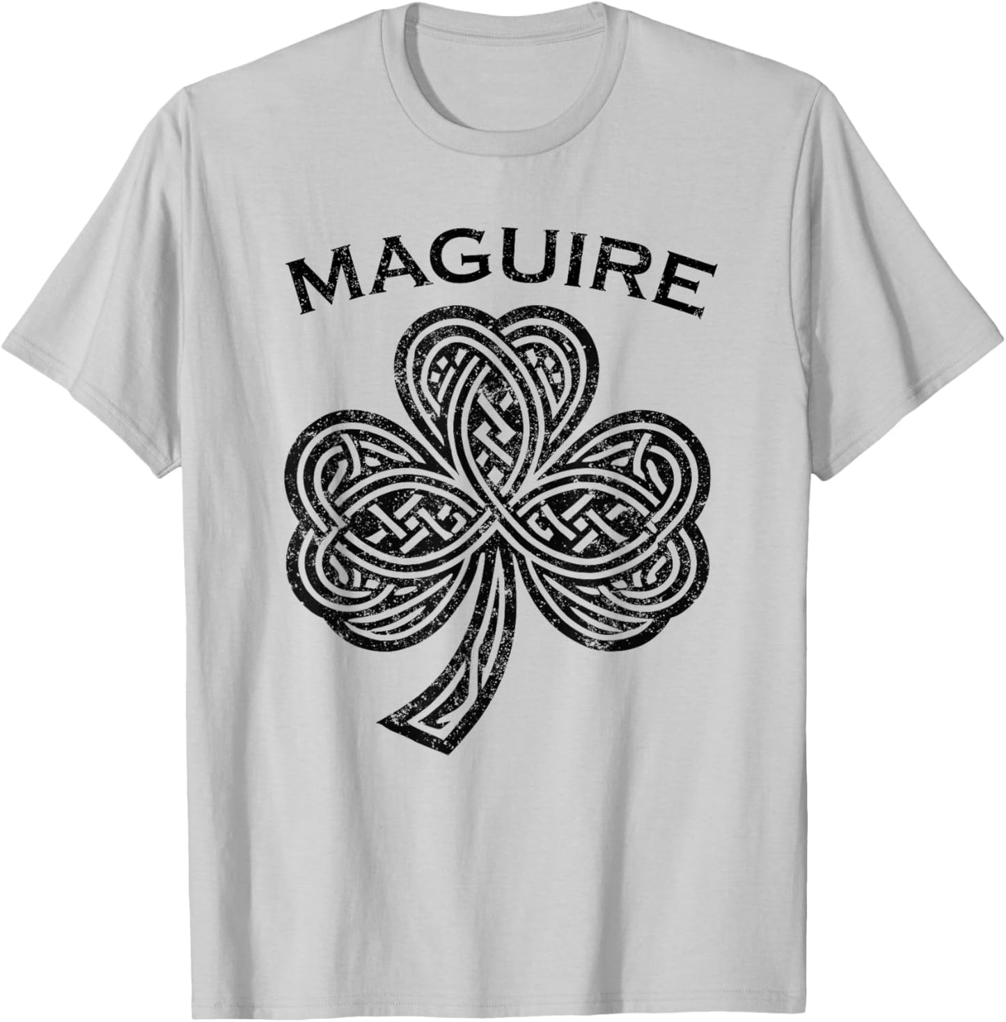 Maguire Family Last Name Irish Ireland Celtic T-Shirt - T-Shirt | Ash
