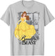 Disney Beauty and the Beast Graphic , grey, S T-Shirt - T-Shirt | Ash