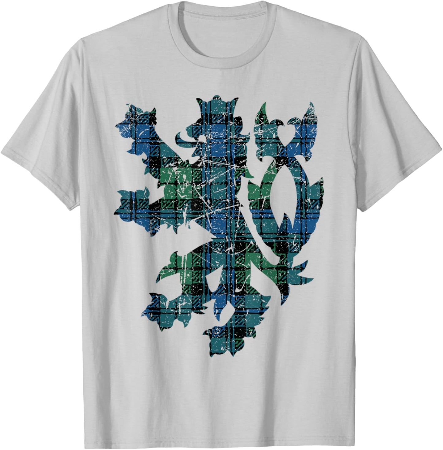 Clan Campbell Tartan Scottish Family Name Scotland Pride T-Shirt - T-Shirt | Ash