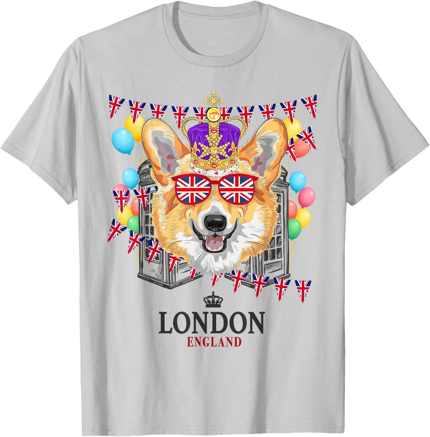 London Souvenirs Idea For Kids & English British Memorabilia T-Shirt - T-Shirt | Ash