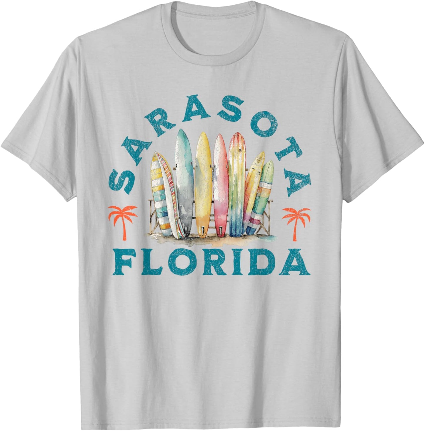 Sarasota T-Shirt - T-Shirt | Ash