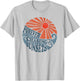 Vintage Forever Chasing Sunsets Retro 70's Beach Vacation T-Shirt - T-Shirt | Ash