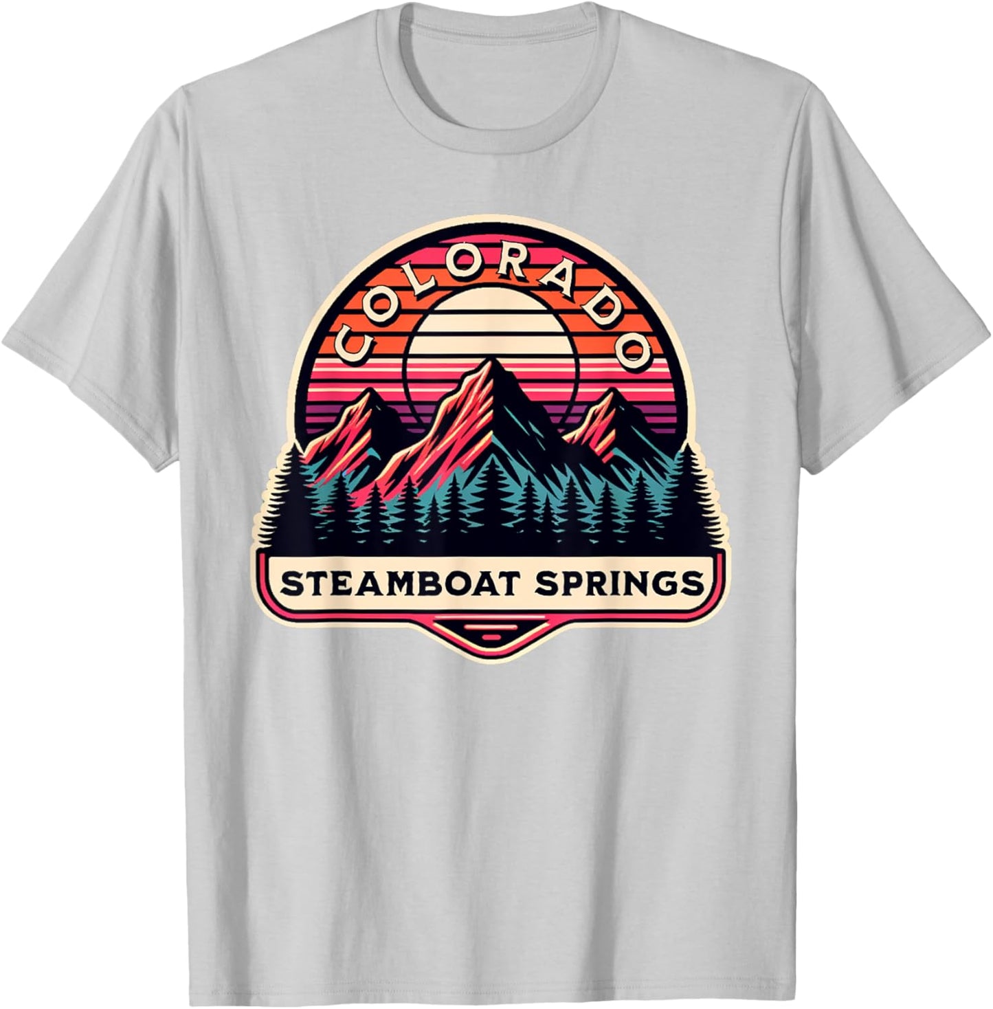 Steamboat Springs T-Shirt - T-Shirt | Ash