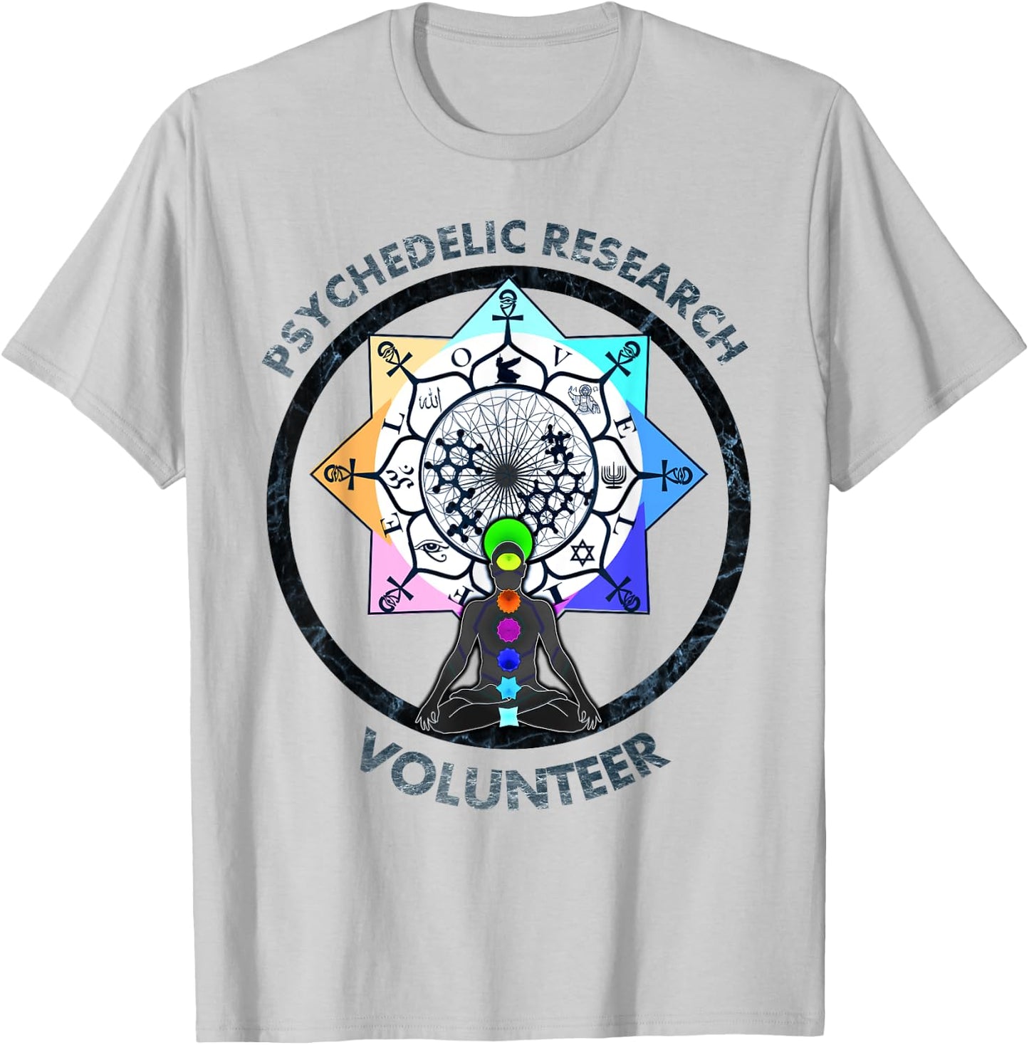 Funny-psychedelic-research-volunteer T-Shirt - T-Shirt | Ash