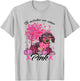 Breast Cancer Awareness In October We Wear Pink Dachshund T-Shirt - T-Shirt | Ash