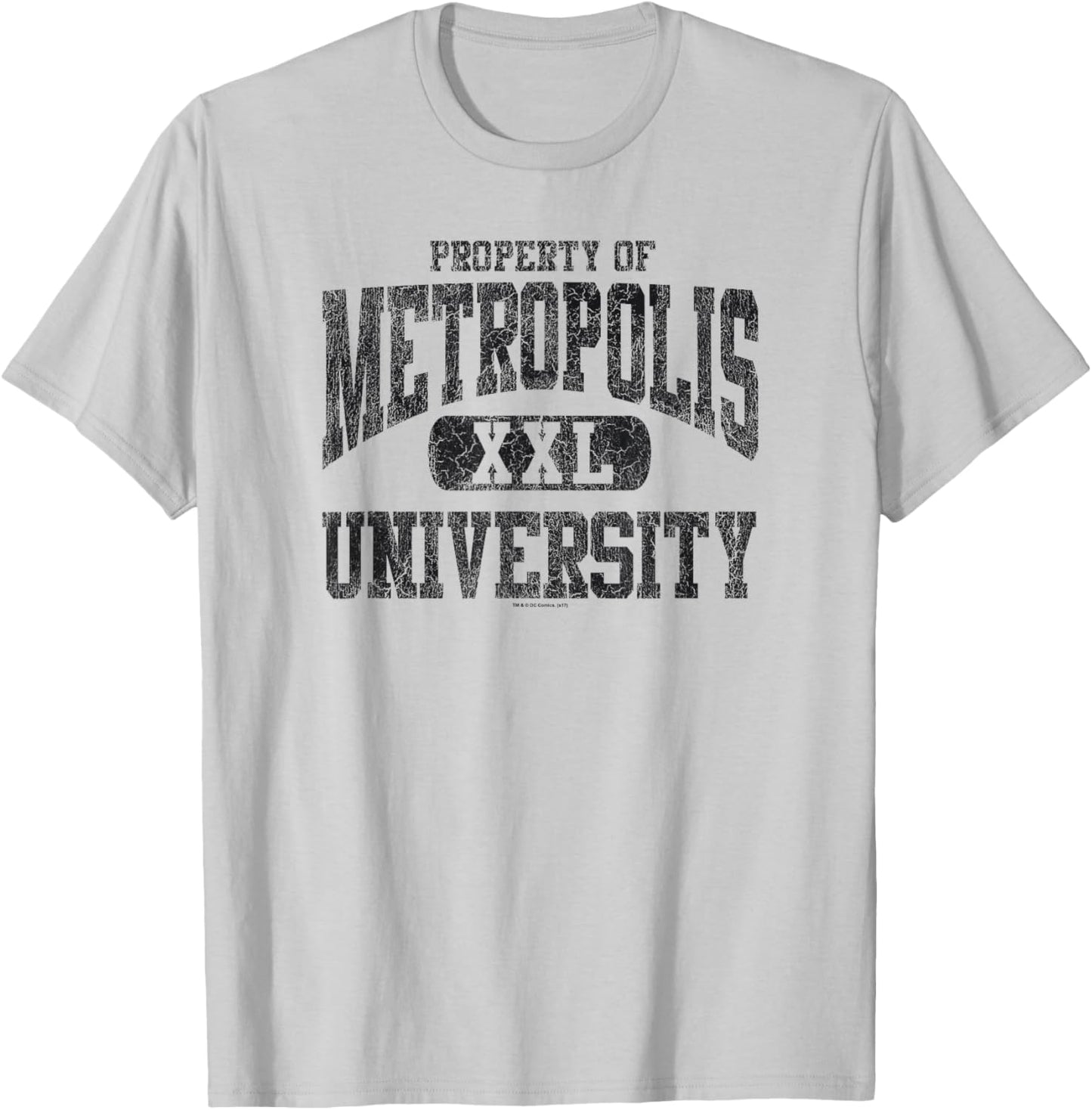 Superman Property of Metropolis University T-Shirt - T-Shirt | Ash