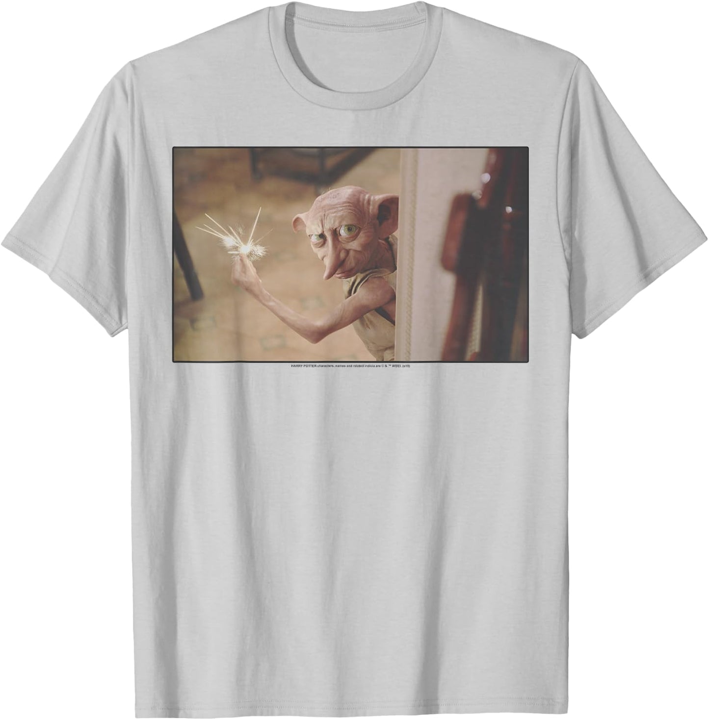 Harry Potter Dobby Snap Portrait T-Shirt - T-Shirt | Ash