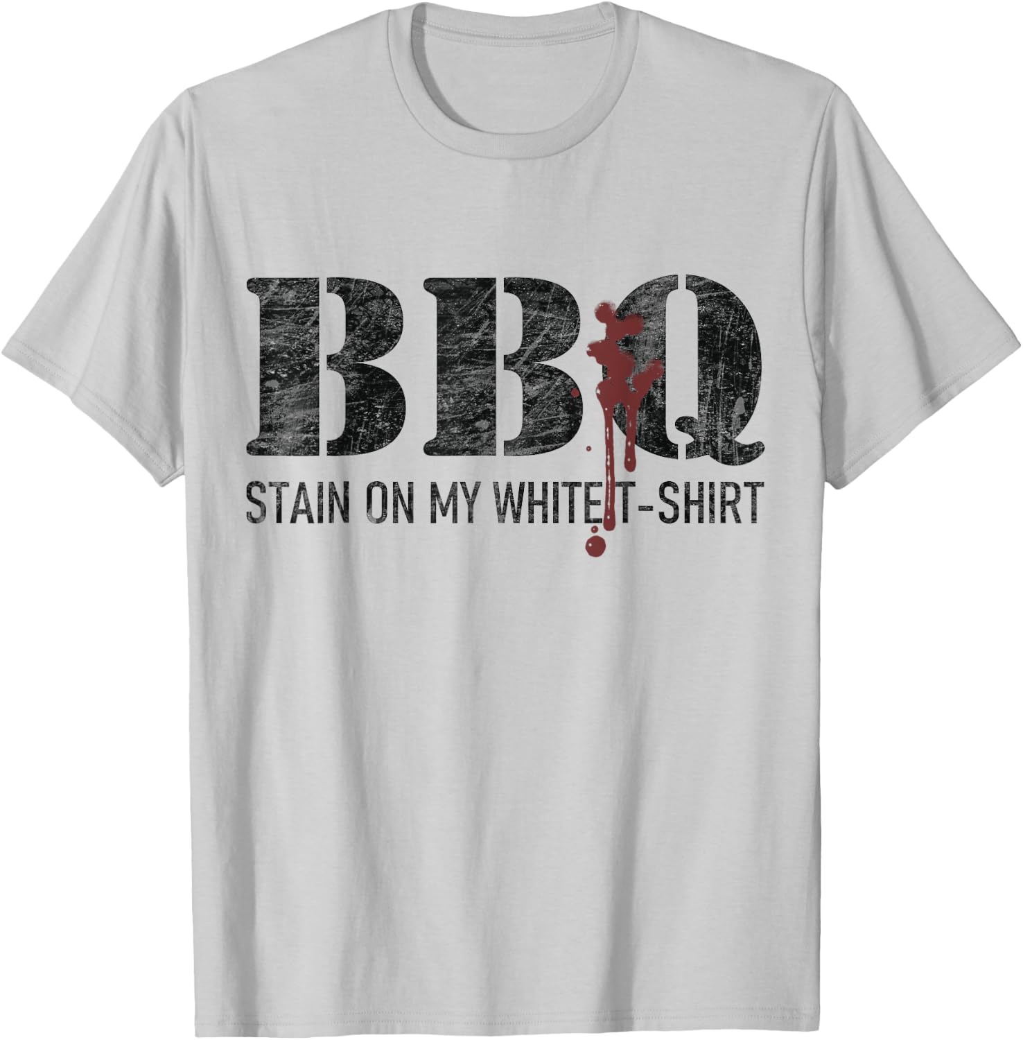 Barbecue stain on my white T-Shirt - T-Shirt | Ash