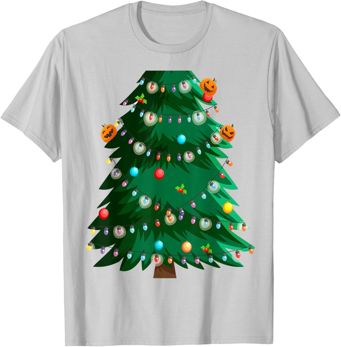 Christmas Tree Costume Idea For Adults & Christmas Tree T-Shirt - T-Shirt | Ash