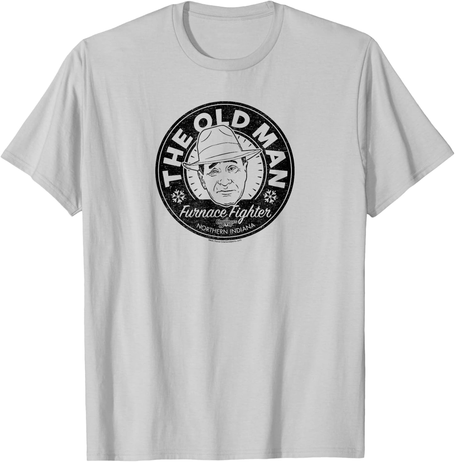 A Christmas Story The Old Man T-Shirt - T-Shirt | Ash