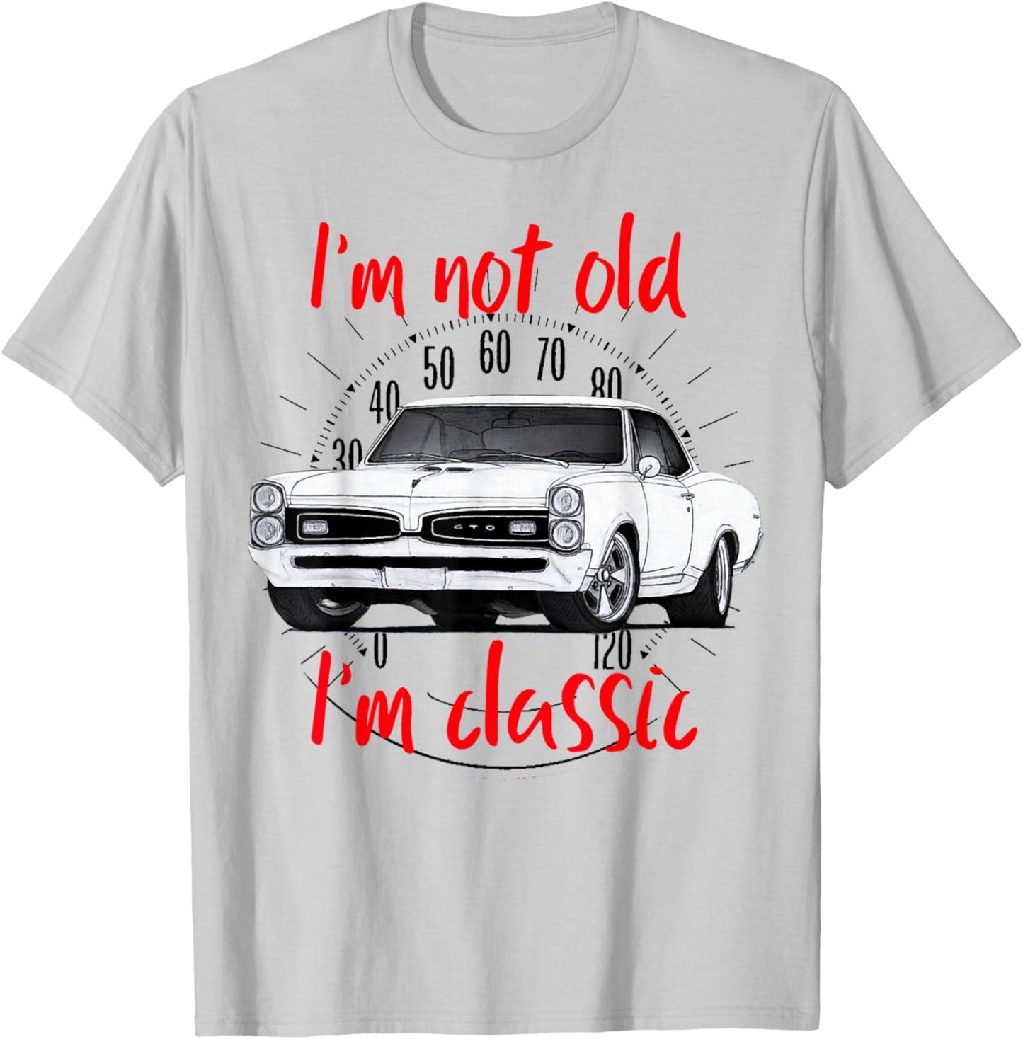 1967 67 GTO Classic Car Old School Muscle Car T-Shirt - T-Shirt | Ash