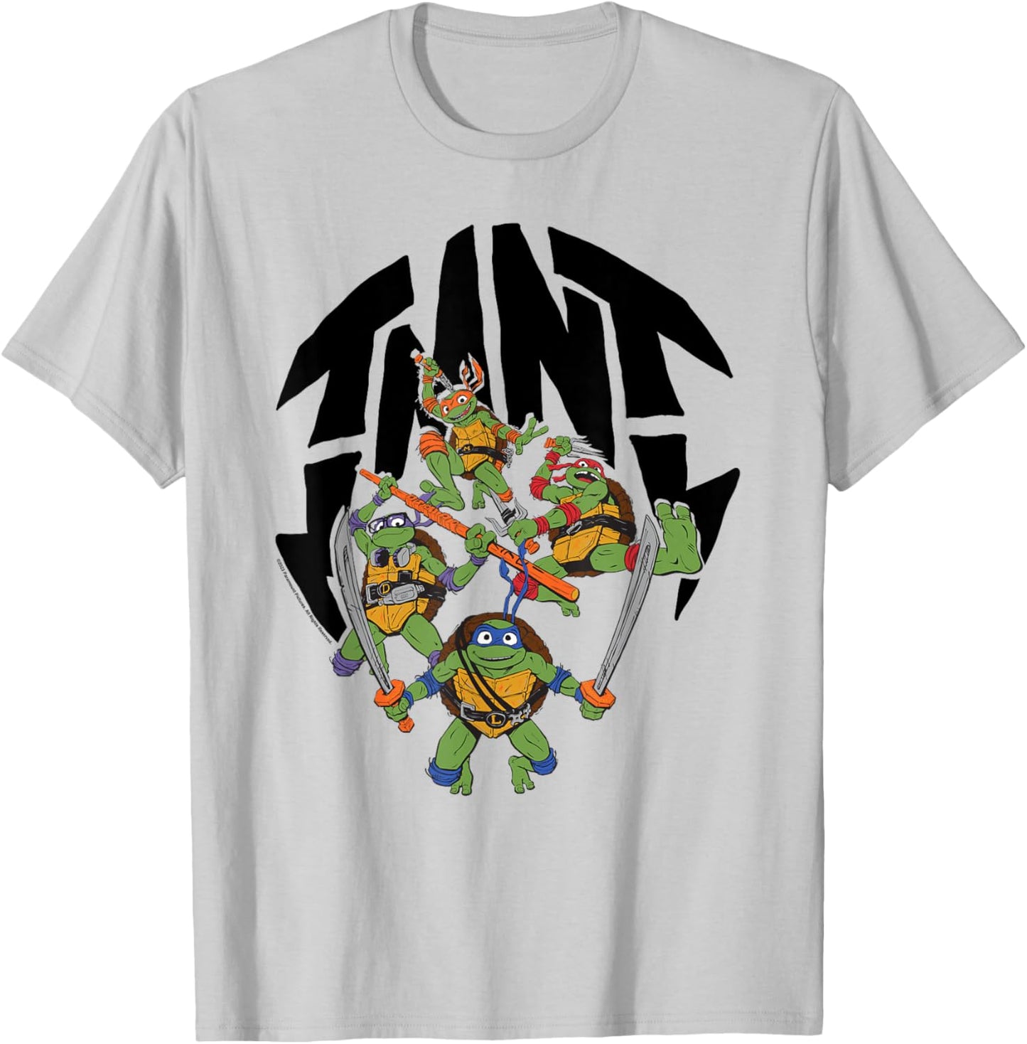 Teenage Mutant Ninja Turtles: Mutant Mayhem Turtle Shell T-Shirt - T-Shirt | Ash