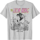 Disney The Lion King Scar And The Hyenas Outline T-Shirt - T-Shirt | Ash