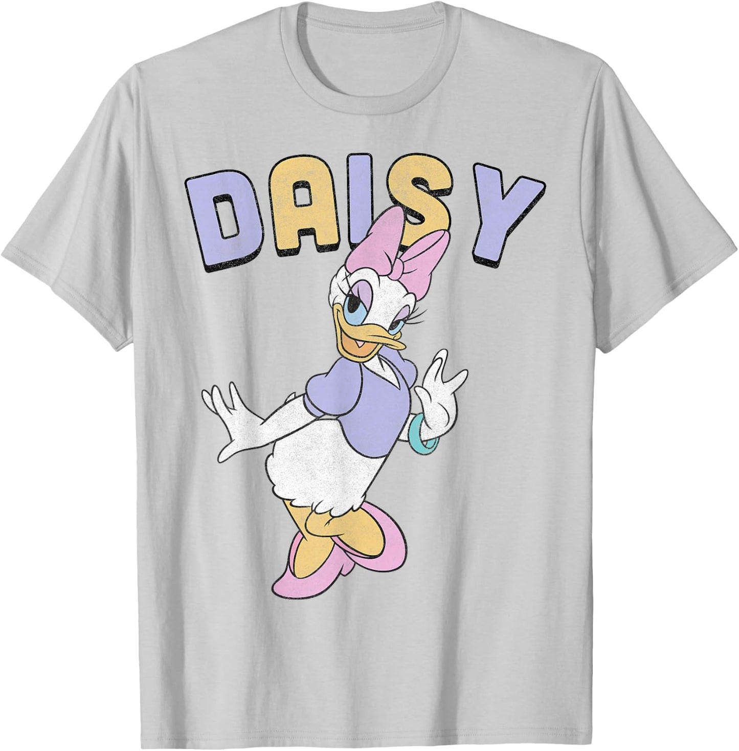 Disney Mickey And Friends Daisy Duck Simple Portrait T-Shirt - T-Shirt | Ash