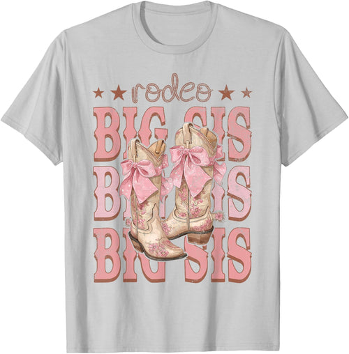Rodeo Big Sis Pink Boots Coquette Cow-Girl Birthday Party