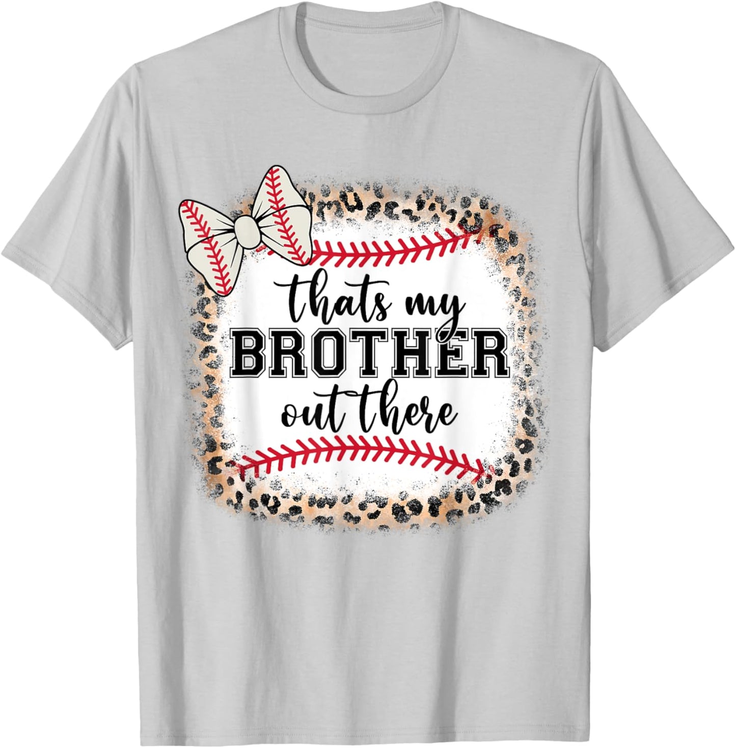 Little Sister Biggest Fan My Brother There Teen Girl Toddler T-Shirt - T-Shirt | Ash