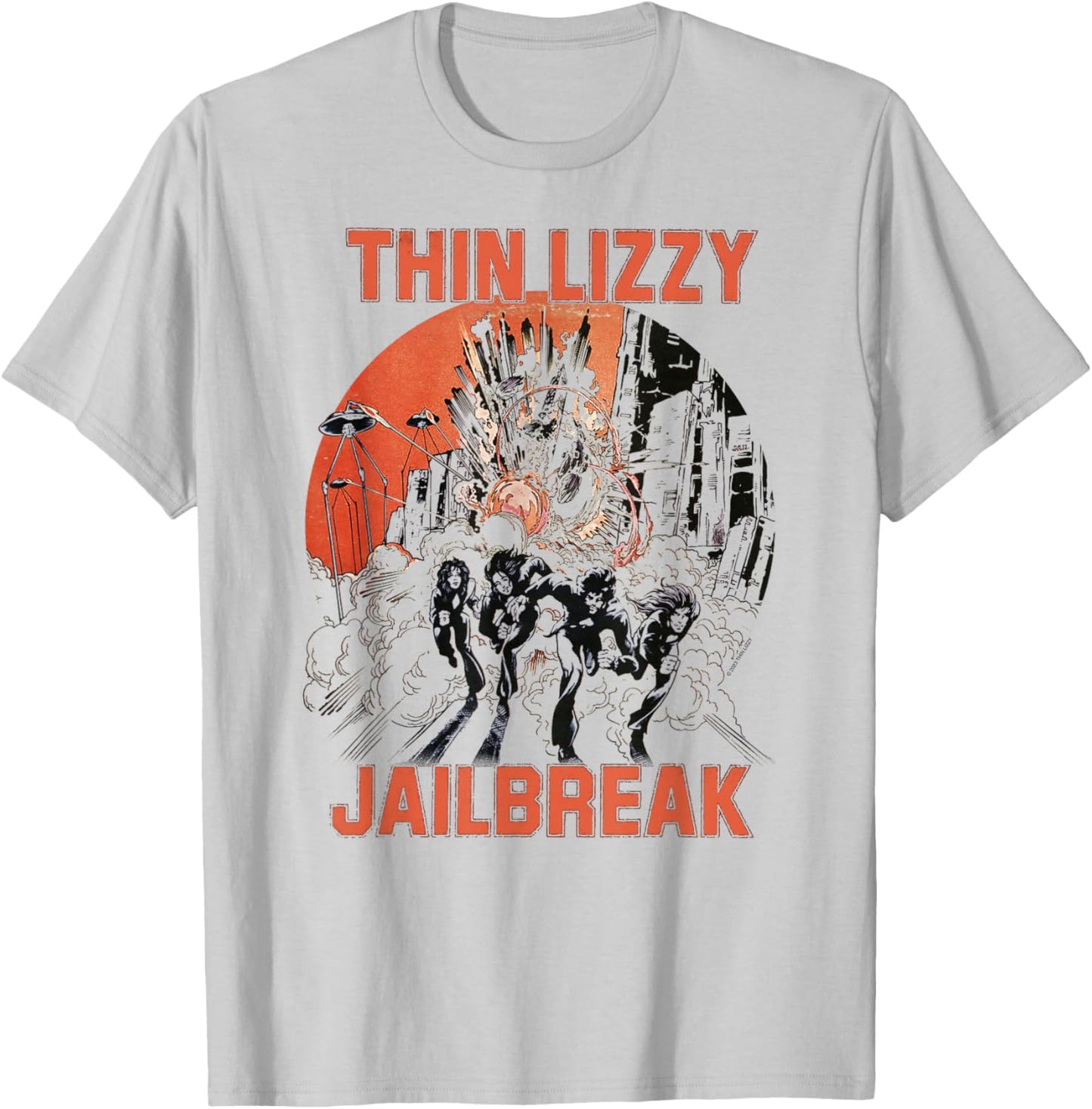 Thin Lizzy – Jail Break On Yellow T-Shirt - T-Shirt | Ash