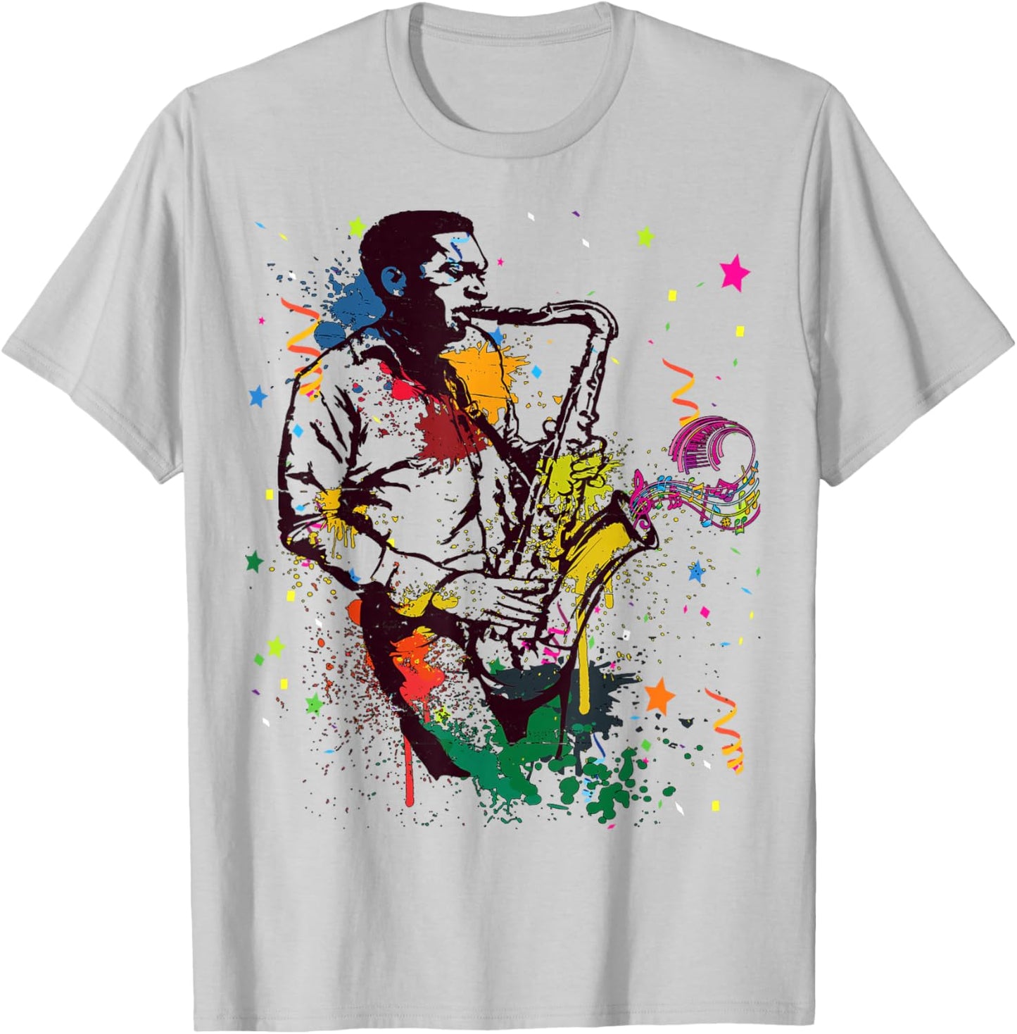 Happy International Jazz Day Jazz Lovers Top Queen Jazz Int'l Jazz Day Jazz Addicts Jazz Cats Acid Jazz T-Shirt - T-Shirt | Ash