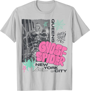 Ghost Spider - NYC Destination T-Shirt - T-Shirt | Ash
