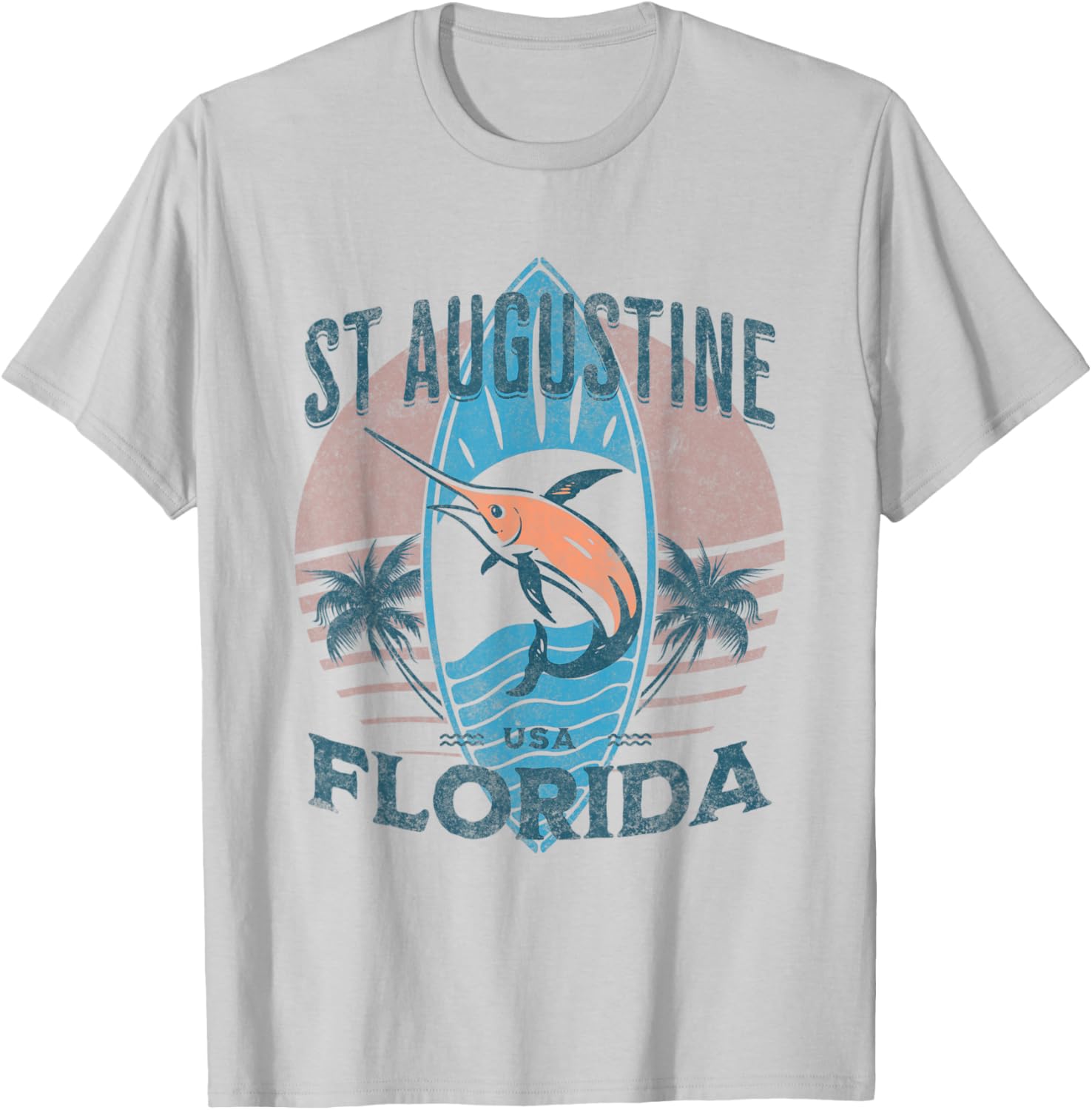 St Augustine T-Shirt - T-Shirt | Ash