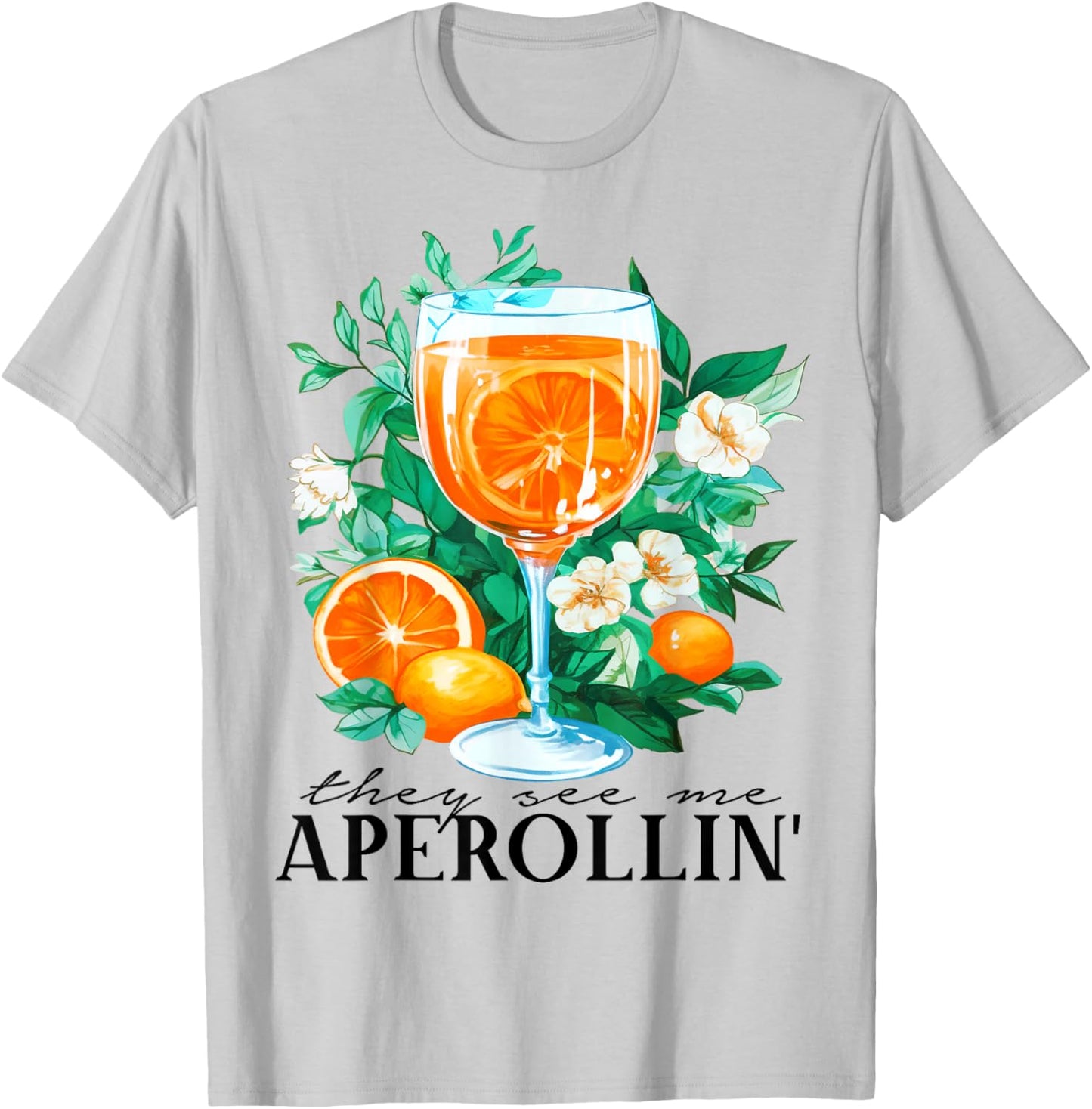 They See ME APEROLLIN' X La Dolce Vita Summer & Spritz Club T-Shirt - T-Shirt | Ash