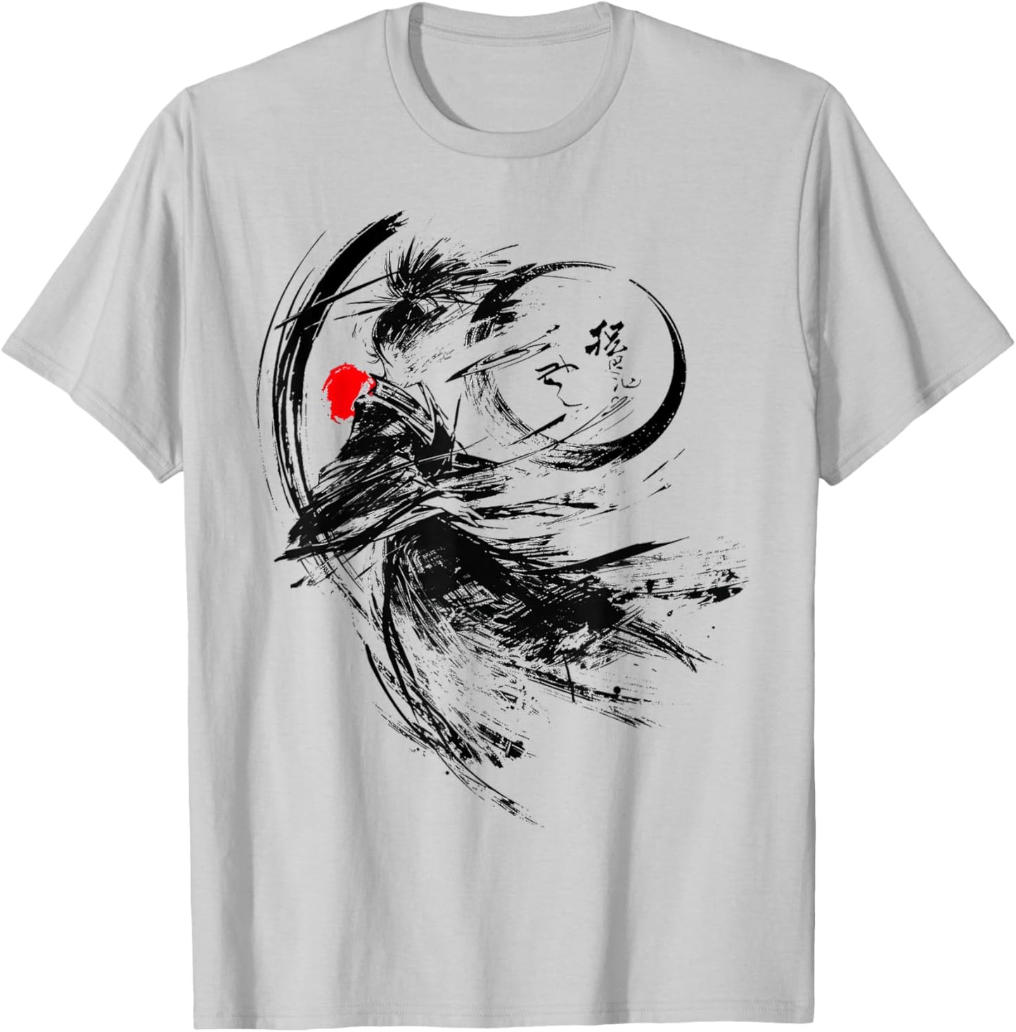 Anime Abstract Art Human Men Drawing Graphic Anime T-Shirt - T-Shirt | Ash
