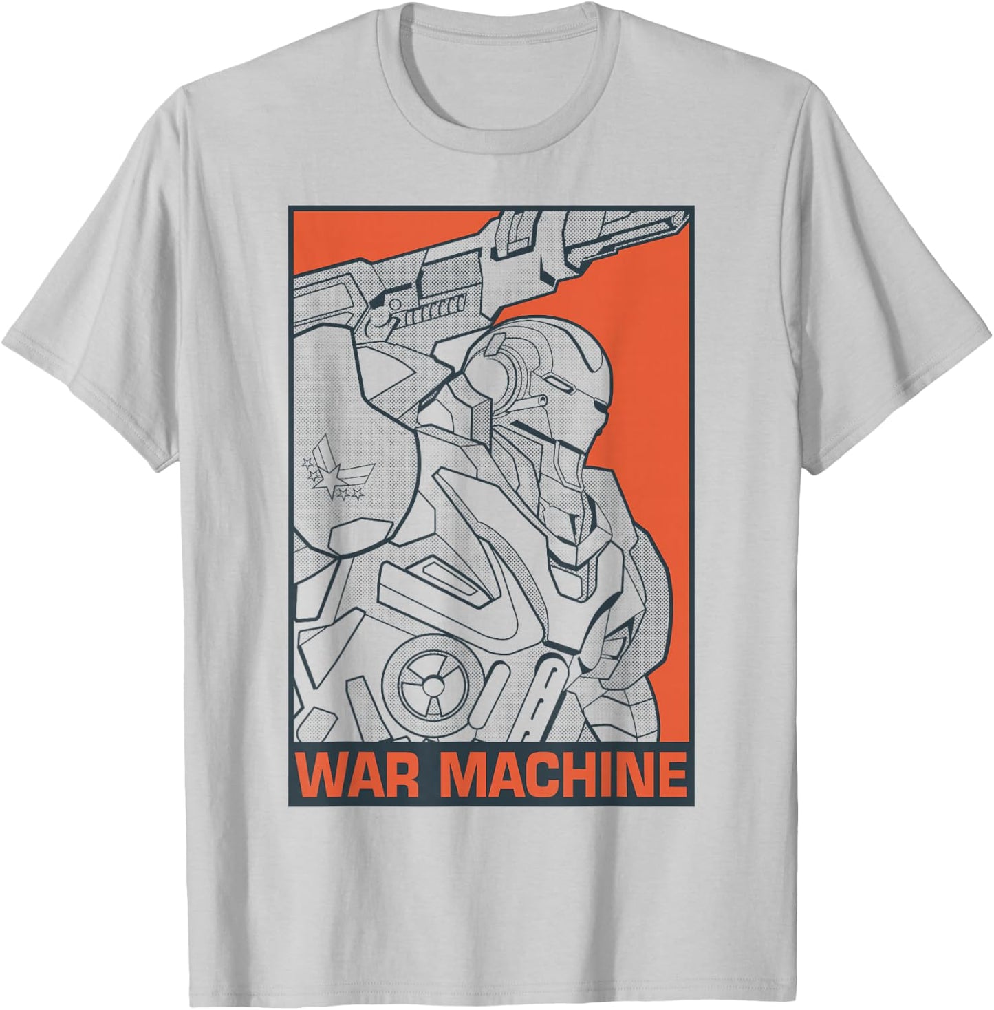Marvel Avengers Endgame War Machine Pop Art Graphic T-Shirt - T-Shirt | Ash