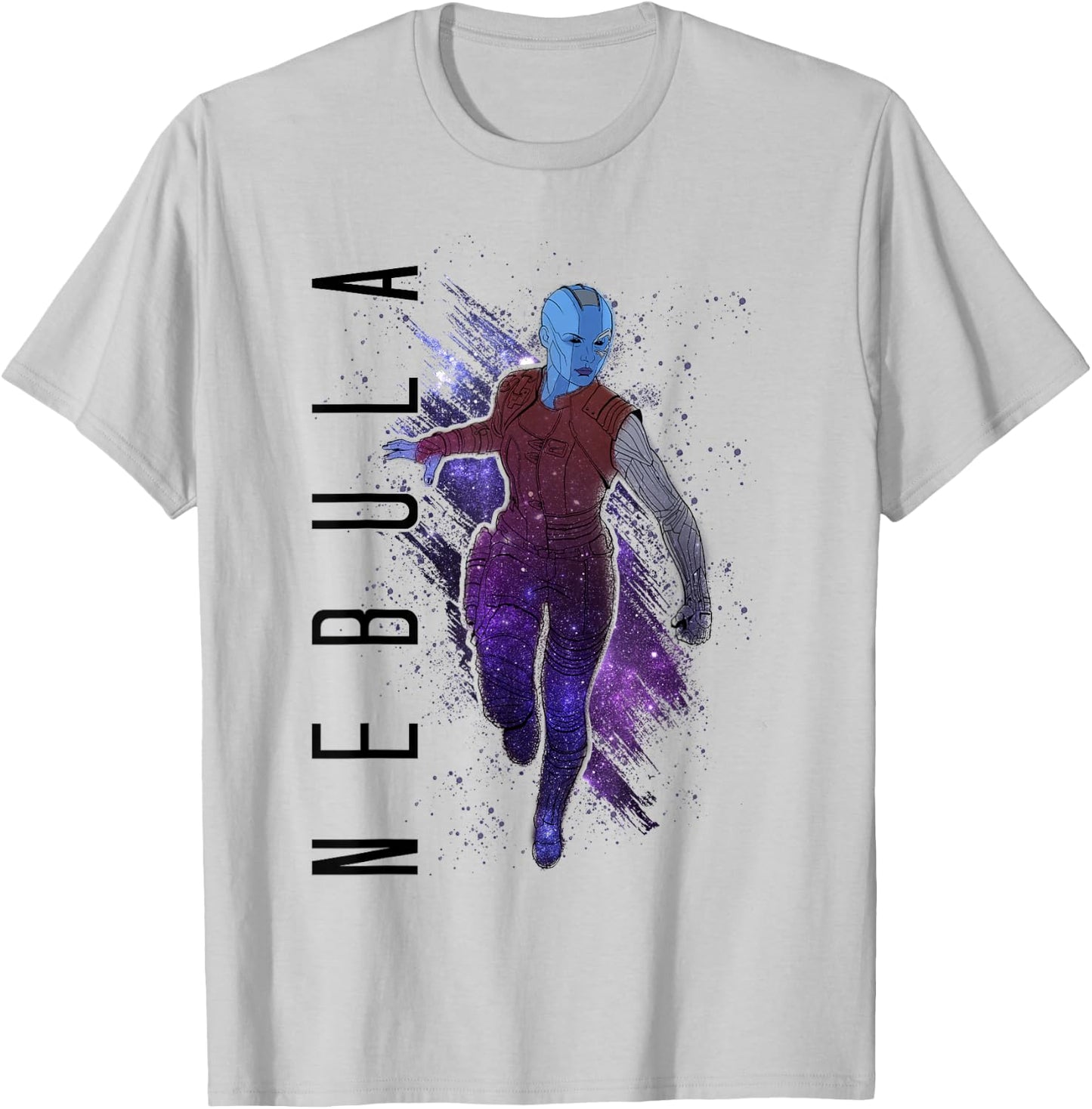 Marvel Avengers Endgame Nebula Galaxy Painted T-Shirt - T-Shirt | Ash