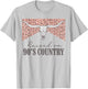 Raised On 90's Country Music Retro Leopard Western Cowgirls T-Shirt - T-Shirt | Ash