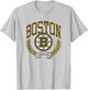 Boston Bruins Vintage Victory Gray Officially Licensed T-Shirt - T-Shirt | Ash