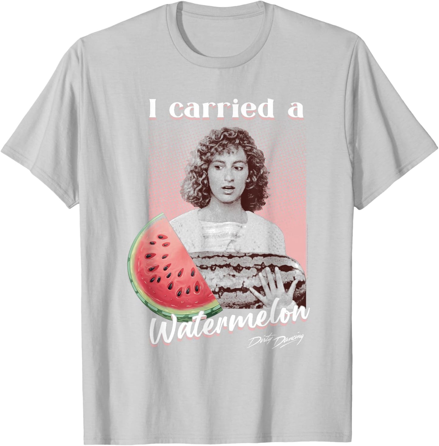 Dirty Dancing I Carried a Watermelon Photo Vintage Movie T-Shirt - T-Shirt | Ash