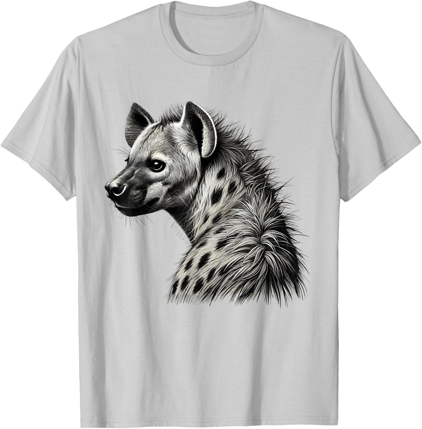 Spotted Hyena Wildlife Design for Hyena Fans T-Shirt - T-Shirt | Ash