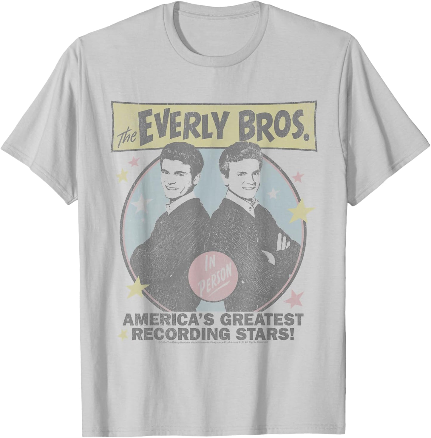 The Everly Brothers In Person T-Shirt - T-Shirt | Ash