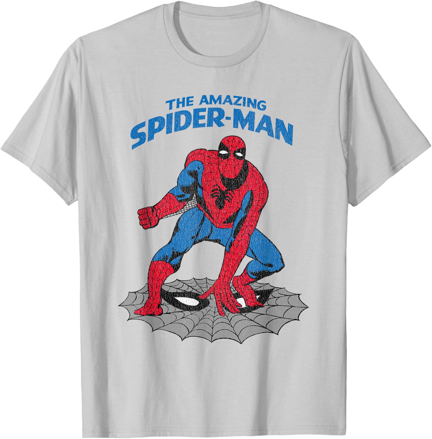 Marvel The Amazing Spider-Man Comic Retro T-Shirt - T-Shirt | Ash