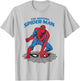 Marvel The Amazing Spider-Man Comic Retro T-Shirt - T-Shirt | Ash
