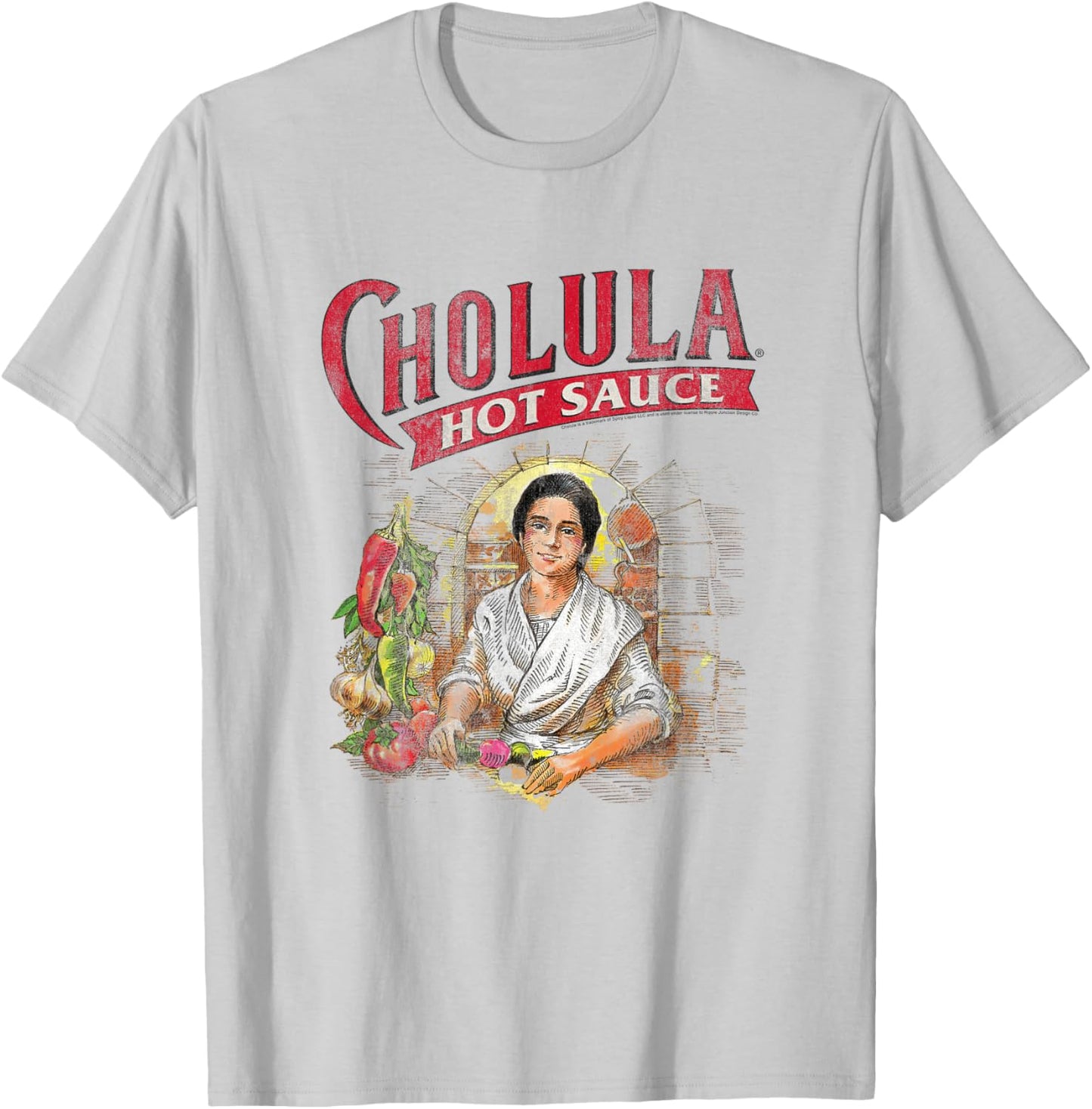 Cholula Mother Of Spices Hot Sauce T-Shirt - T-Shirt | Ash