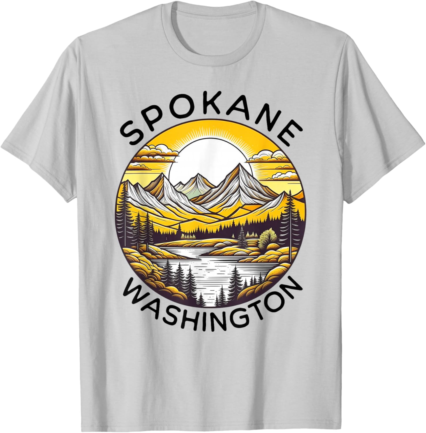 Spokane T-Shirt - T-Shirt | Ash