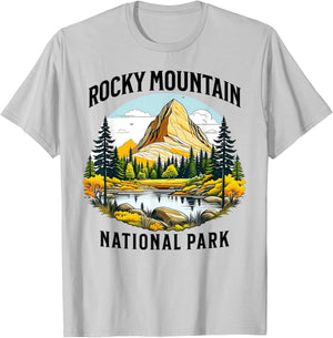 Rocky Mountain National Park T-Shirt - T-Shirt | Ash