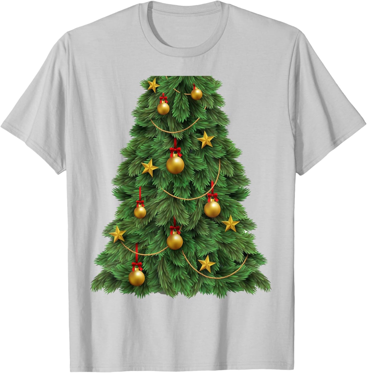 Christmas Tree Costume Idea For Adults & Christmas Tree T-Shirt - T-Shirt | Ash