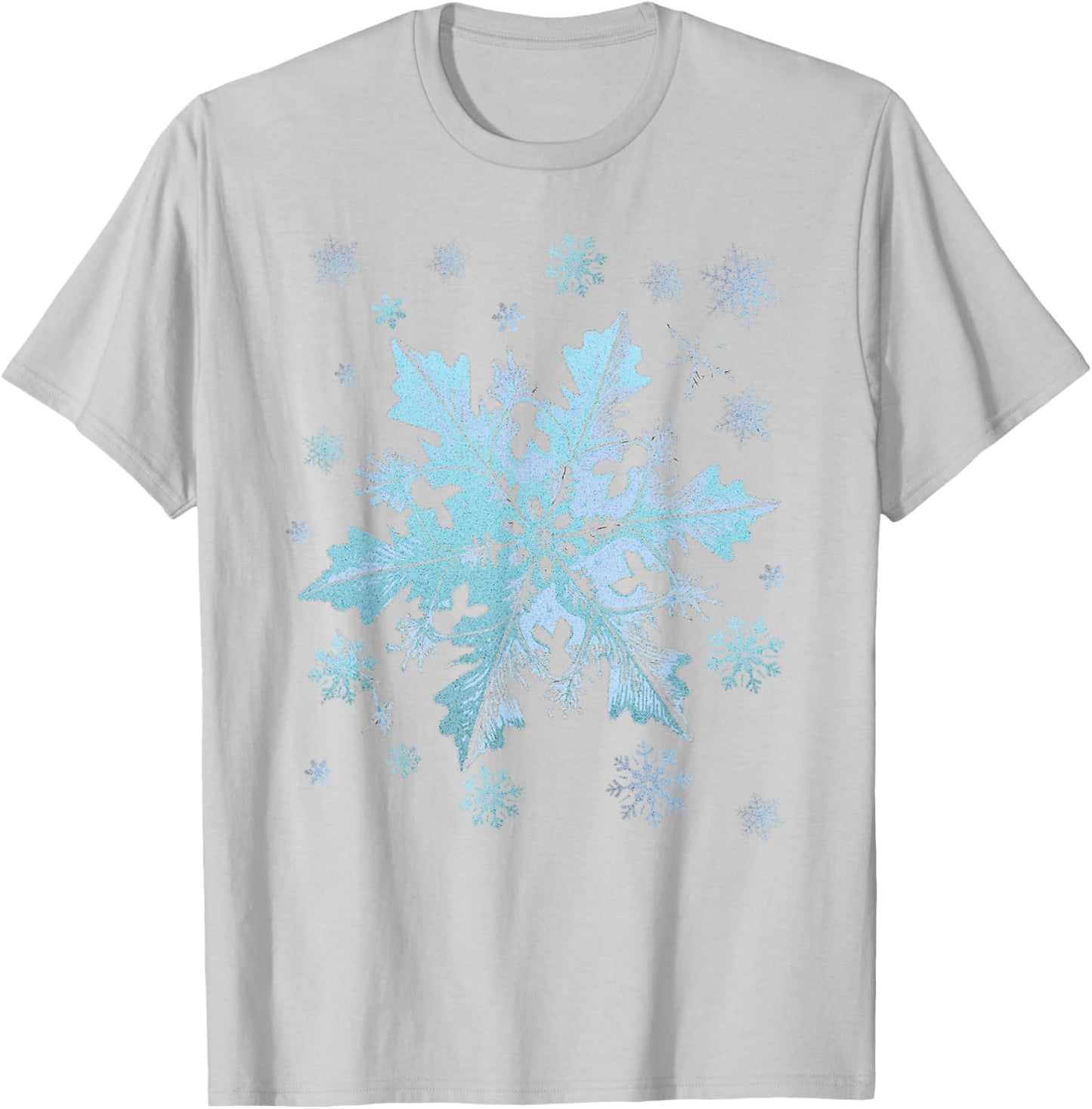 Snowflake Costume Winter Christmas Matching Women Kids Adult T-Shirt - T-Shirt | Ash