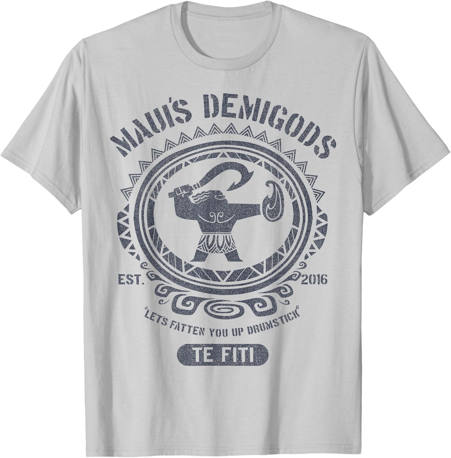 Disney Moana Maui's Demigods Artsy Circle Portrait T-Shirt - T-Shirt | Ash