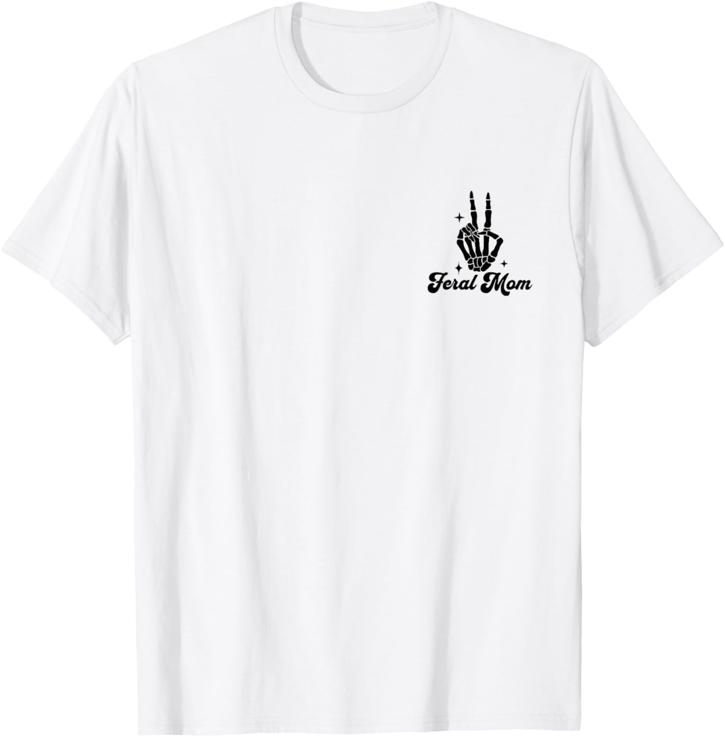 Feral Moms Club T-Shirt - T-Shirt | White