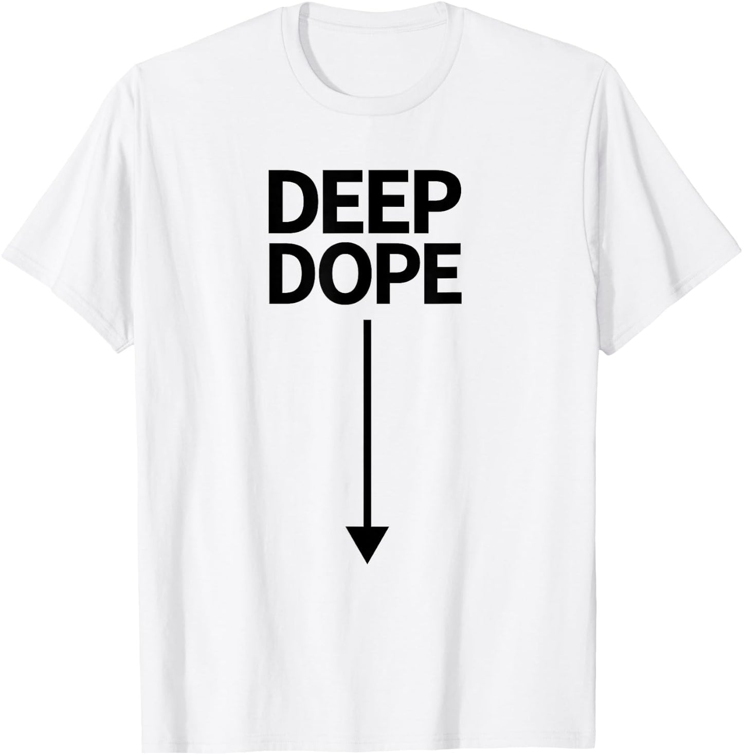 Jirou Deep Dope - with arrow T-Shirt - T-Shirt | White
