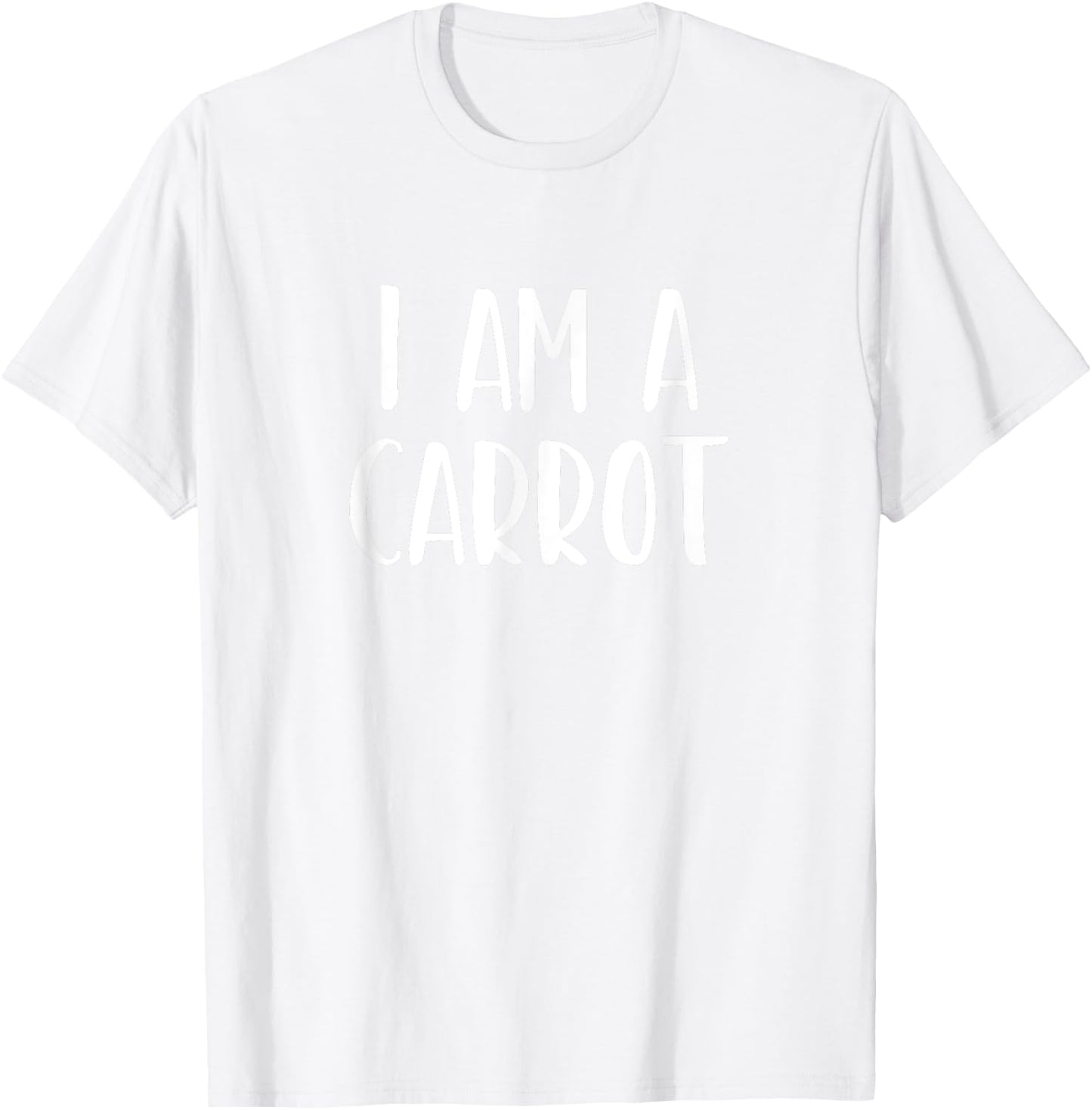 I Am A Carrot Halloween I'm Simple Costume Lazy T-Shirt - T-Shirt | White