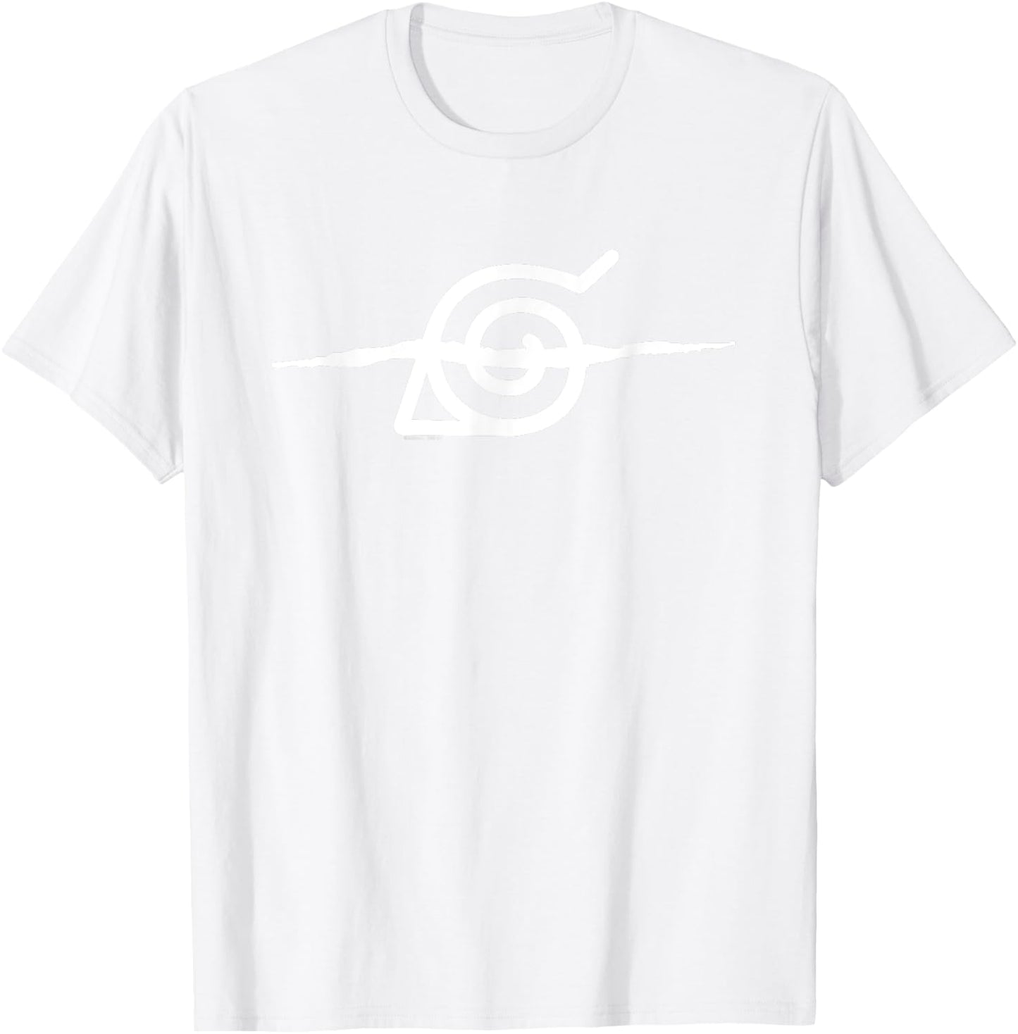 Naruto Shippuden Anti-Leaf Symbol Anime T-Shirt - T-Shirt | White