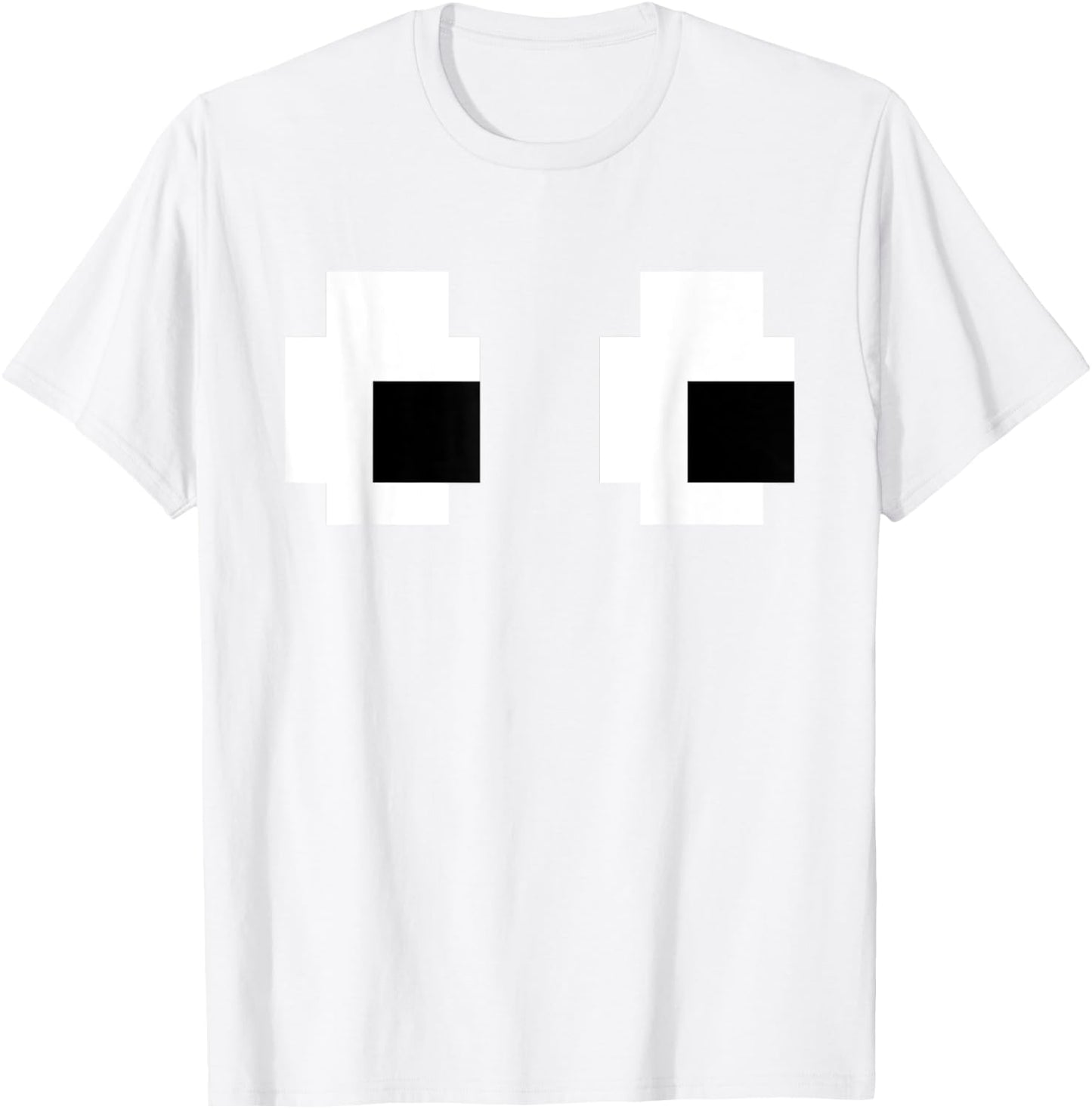 Retro Arcade Game Ghost 80s 8 bit Halloween Group Costume T-Shirt - T-Shirt | White
