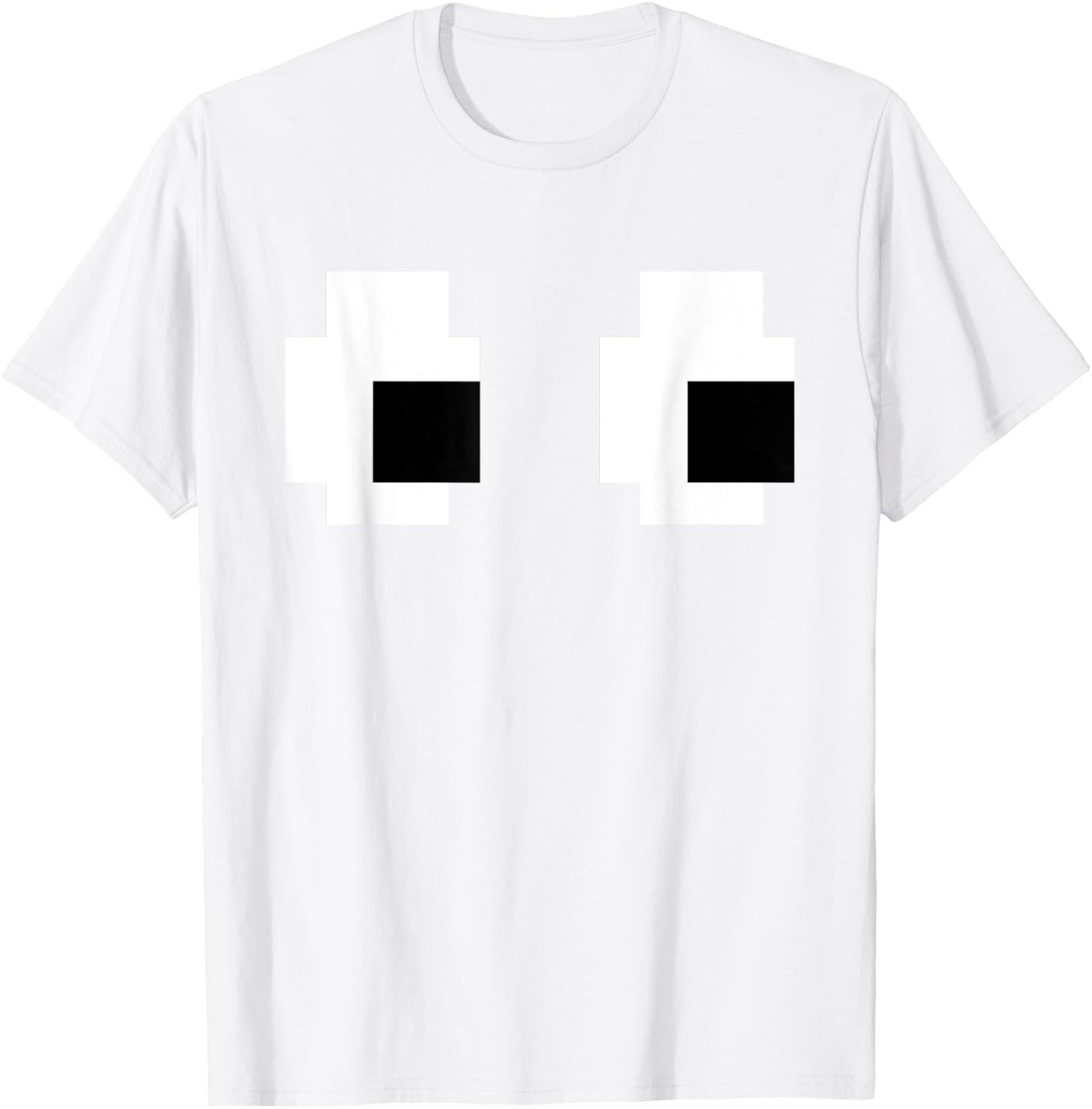 Retro Arcade Game Ghost 80s 8 bit Halloween Group Costume T-Shirt - T-Shirt | White