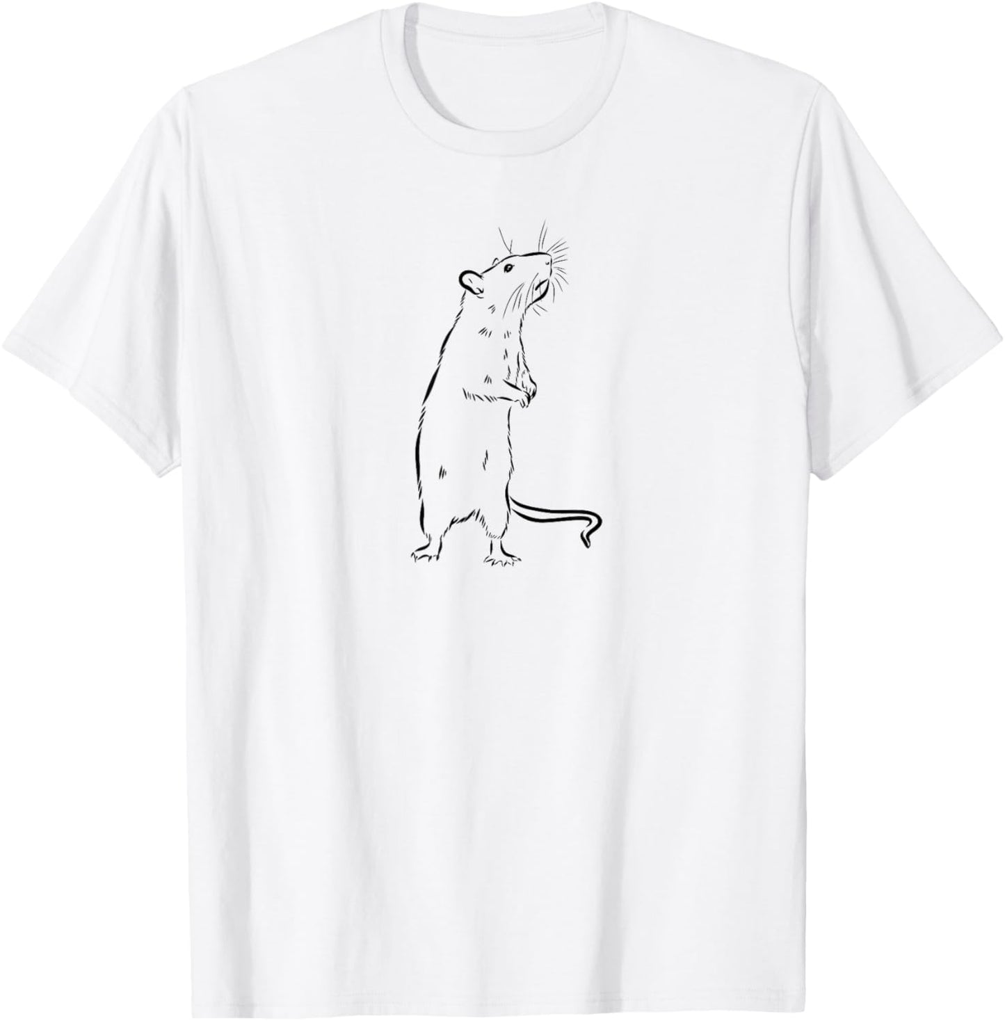 Cute Funny Pet Rat Lover T-Shirt - T-Shirt | White